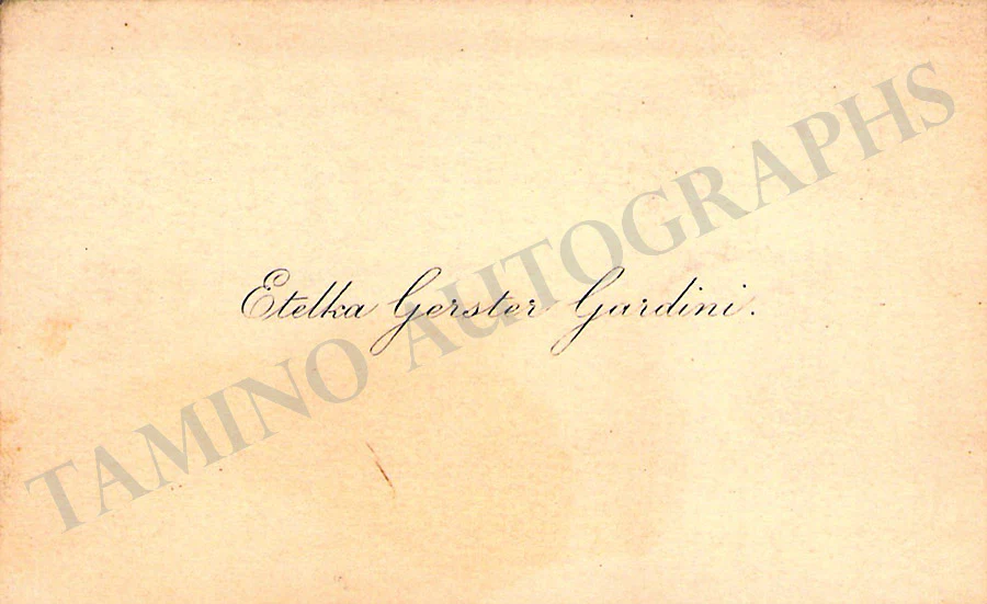 Opera Singers - Signed Vintage Visiting Cards (E - H) - Image 81