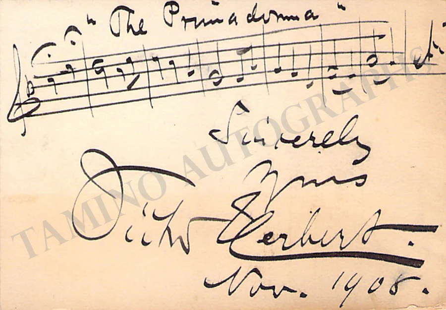 Opera Singers - Signed Vintage Visiting Cards (E - H) - Image 89
