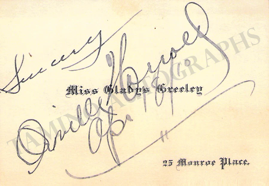 Opera Singers - Signed Vintage Visiting Cards (E - H) - Image 94