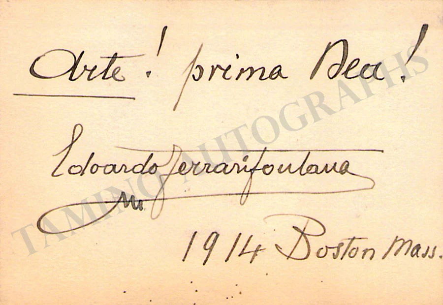 Opera Singers - Signed Vintage Visiting Cards (E - H) - Image 95