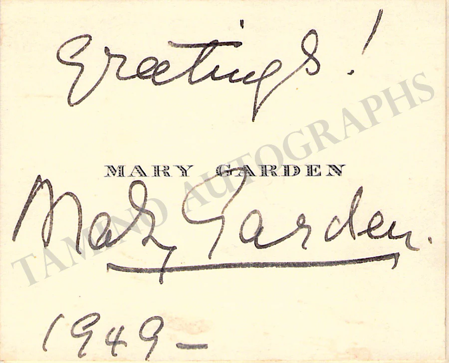 Opera Singers - Signed Vintage Visiting Cards (E - H) - Image 99
