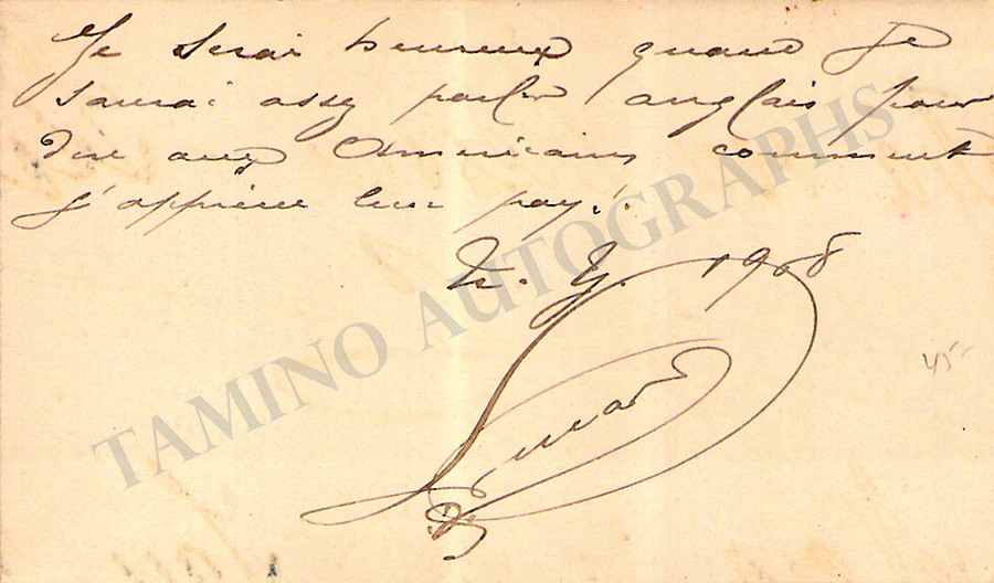 Opera Singers - Signed Vintage Visiting Cards (I - L) - Image 13