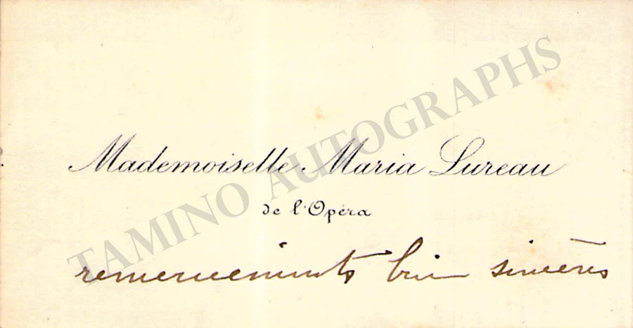 Opera Singers - Signed Vintage Visiting Cards (I - L) - Image 15