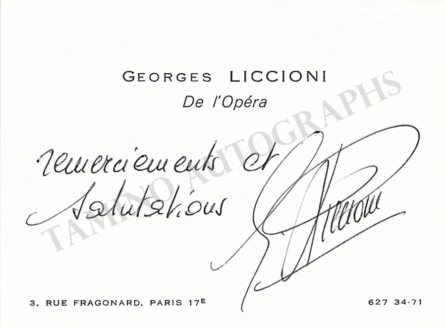Opera Singers - Signed Vintage Visiting Cards (I - L) - Image 28