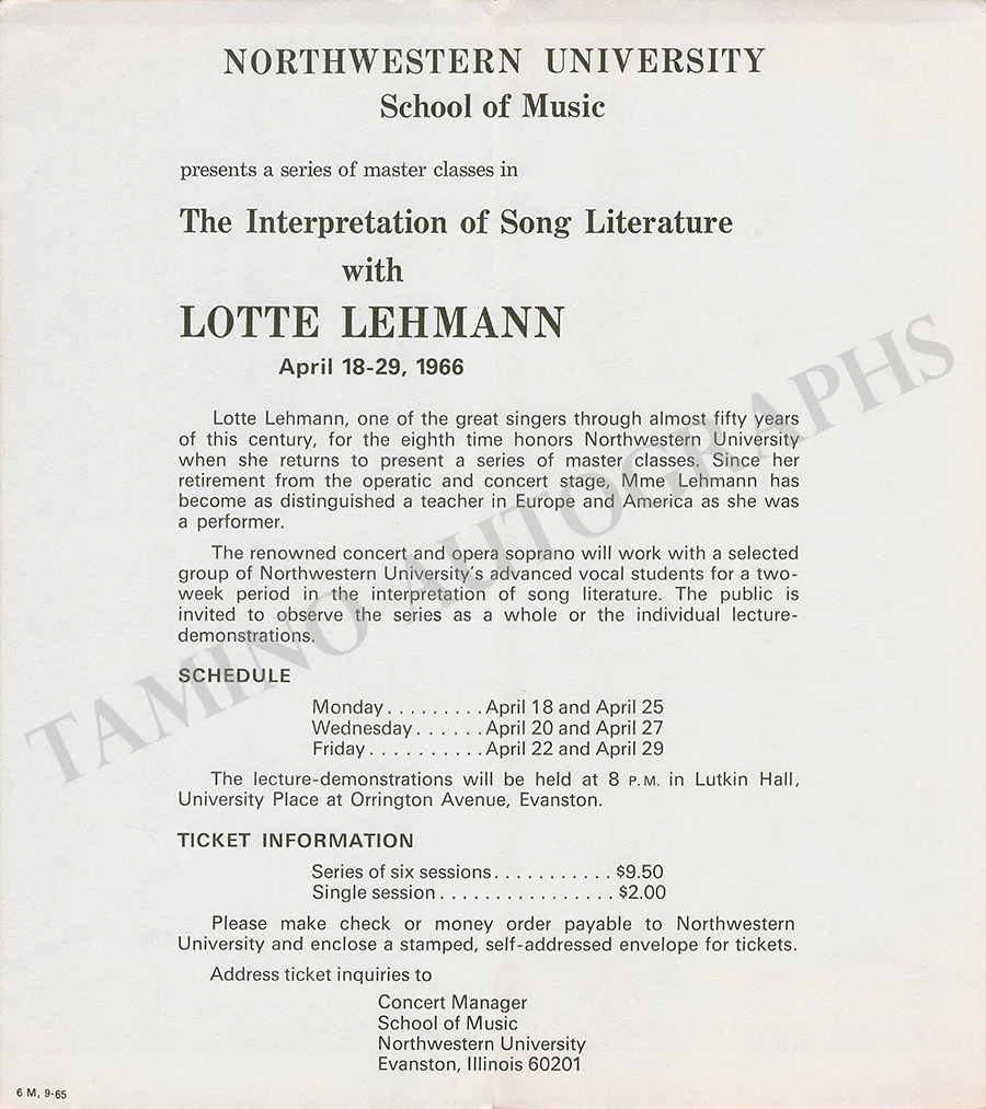 Opera Singers - Lot of 30+ Programs and Flyers - Image 18