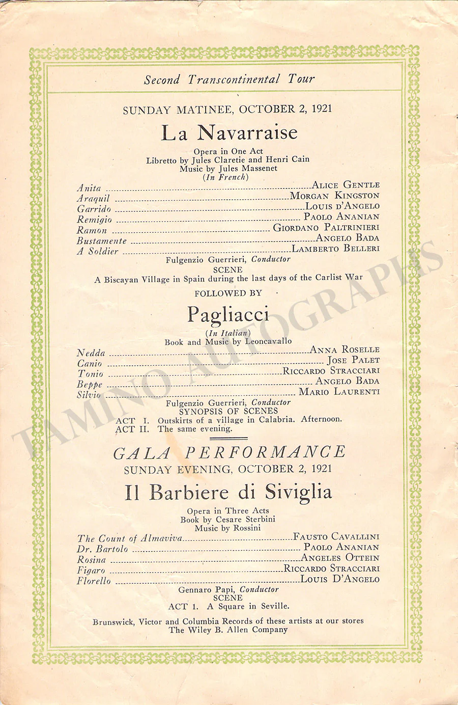 Opera Singers - Lot of 30+ Programs and Flyers - Image 84