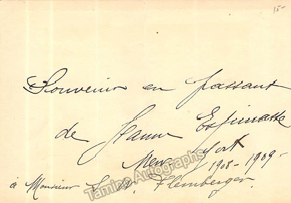 Opera Singers - Lot of 33 Signatures 1900-1960 - Image 14