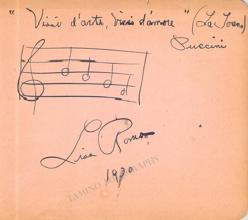 Opera Singers - Lot of 33 Signatures 1900-1960 - Image 16