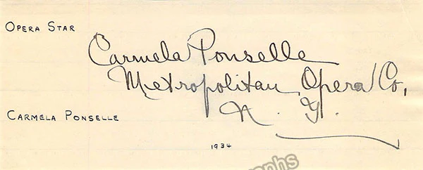 Opera Singers - Lot of 43 Vintage Signatures - Image 5