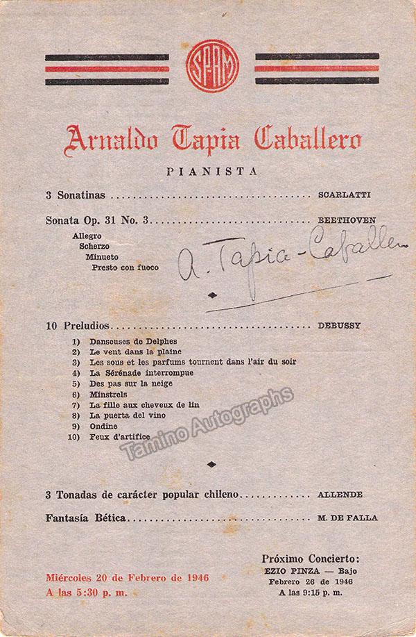 Opera Singers - Lot of 8 Signed Programs Havana 1940s-1950s