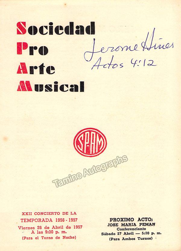 Opera Singers - Lot of 8 Signed Programs Havana 1940s-1950s - Image 6