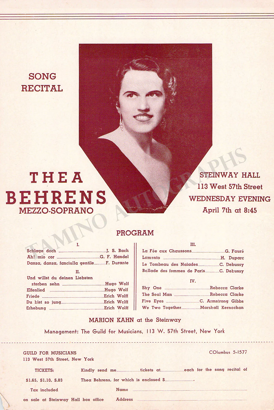 Opera Singers - Lot of 240+ Playbills - Image 45