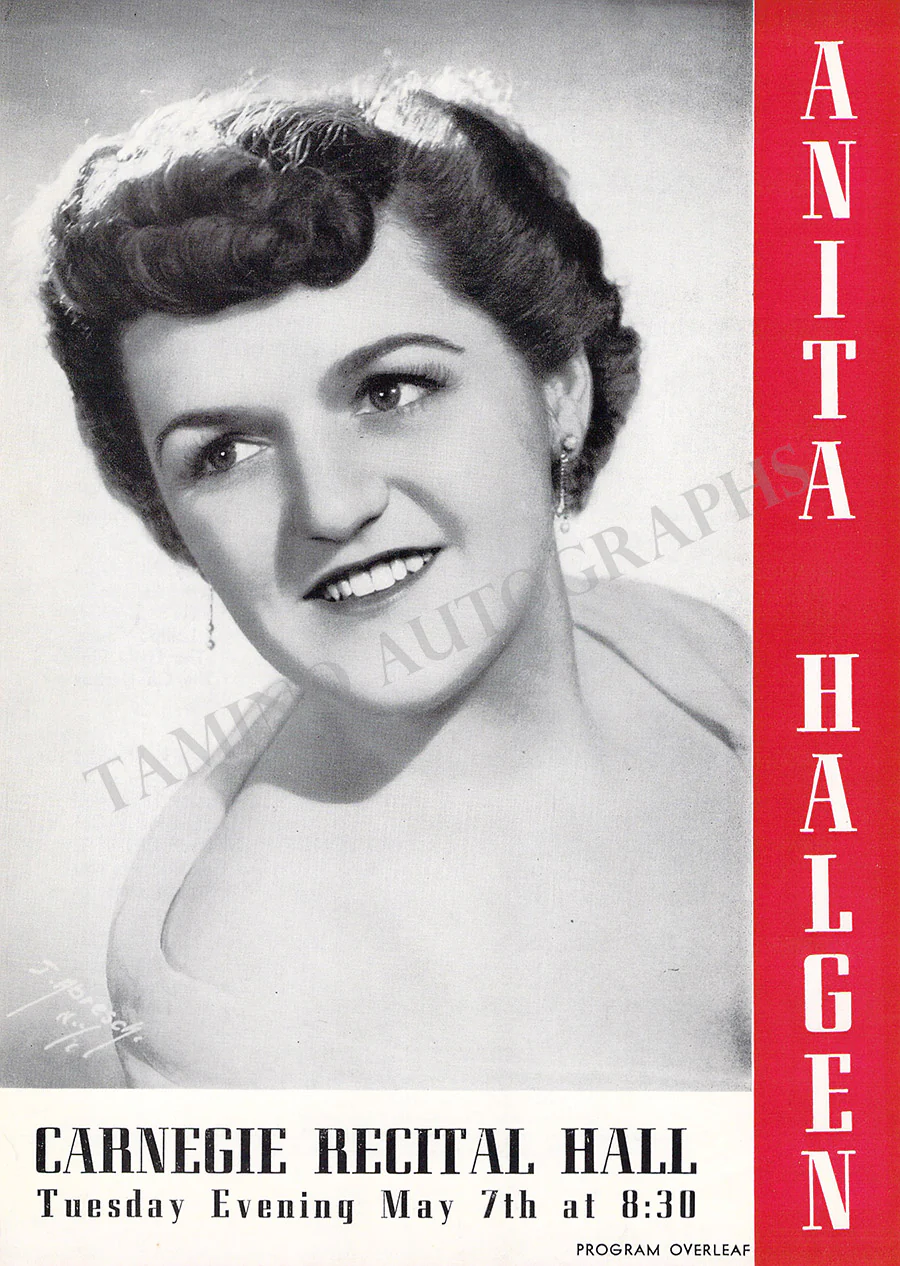 Opera Singers - Lot of 240+ Playbills - Image 57