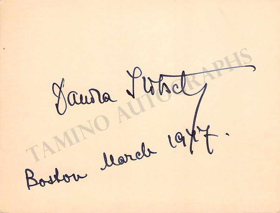 Opera Singers - Signatures 1930s-1940s (Lot 1) - Image 50