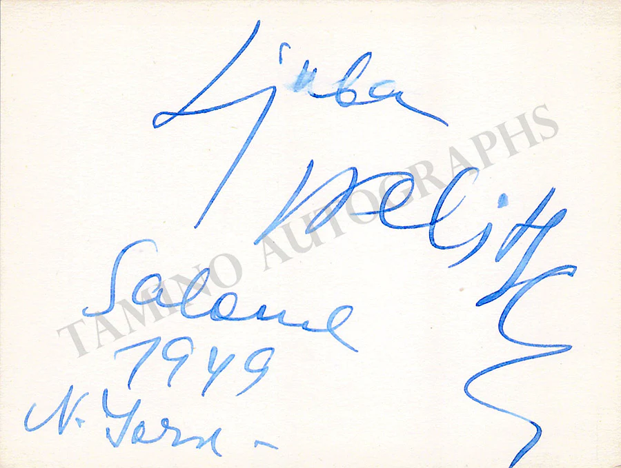 Opera Singers - Signatures 1930s-1940s (Lot 2) - Image 61