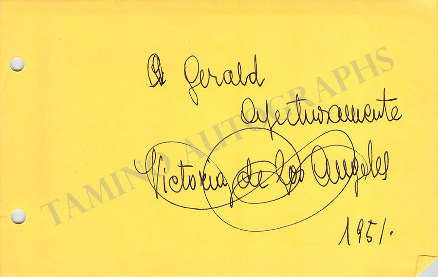Opera Singers - Signatures Lot 1950s and on (Lot 1) - Image 30