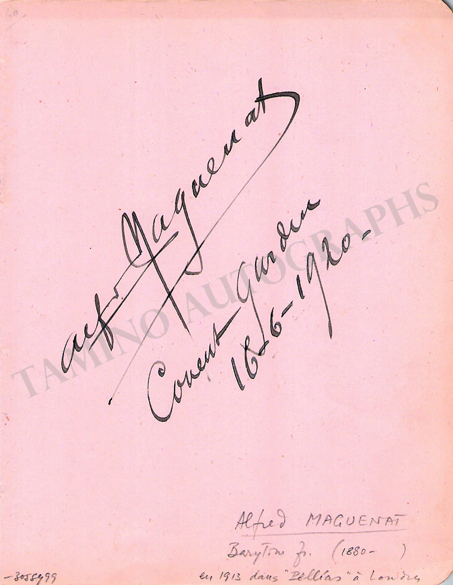 Opera Singers - Set of 8 Signed Album Pages - Image 2