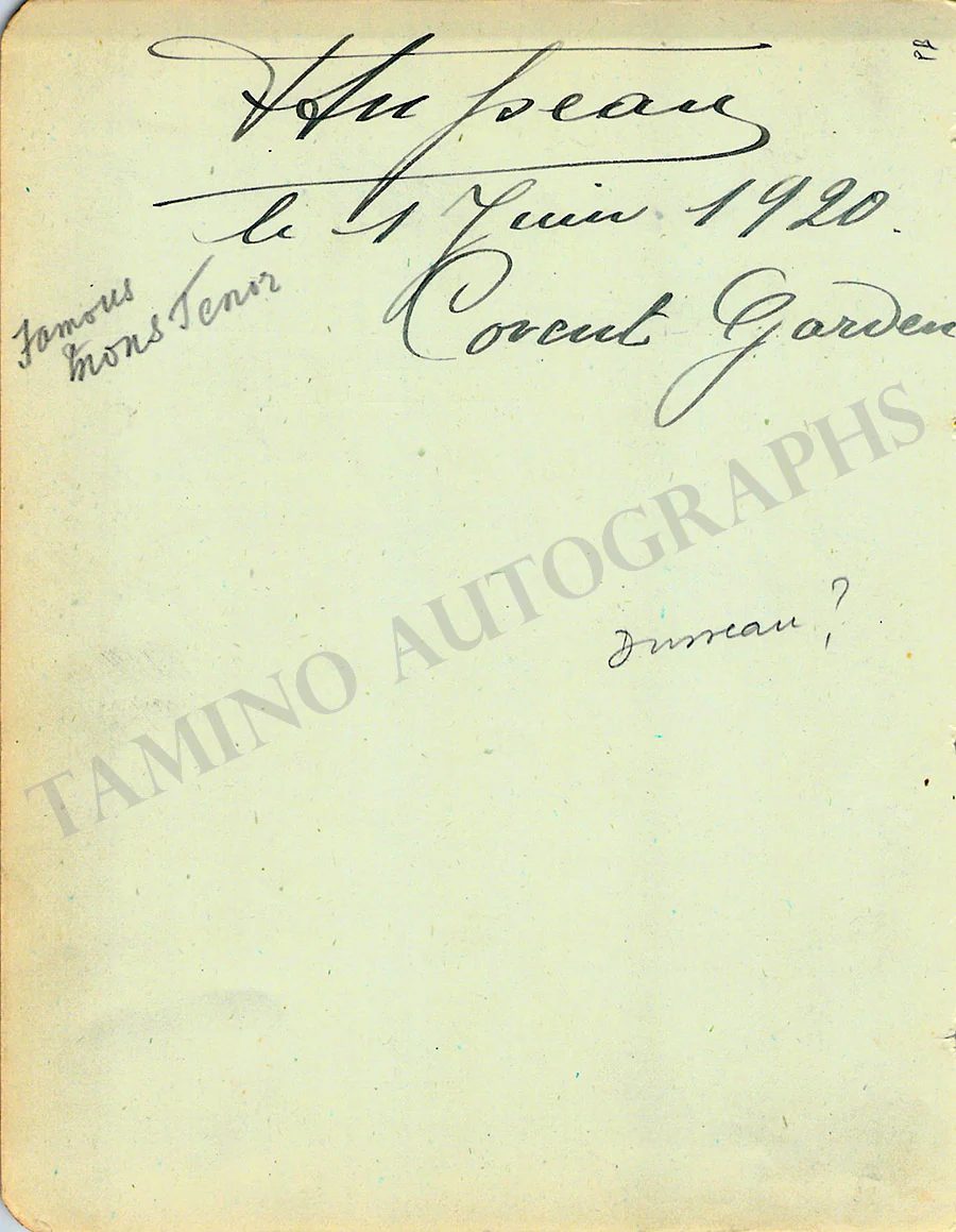 Opera Singers - Set of 8 Signed Album Pages - Image 9