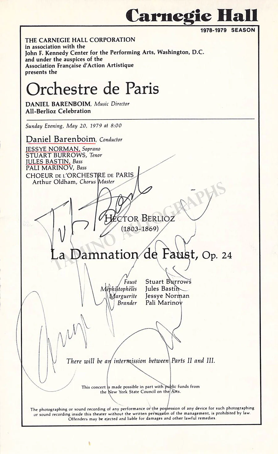 Opera Singers Signed Cast Pages – Lot of 86 - Image 33