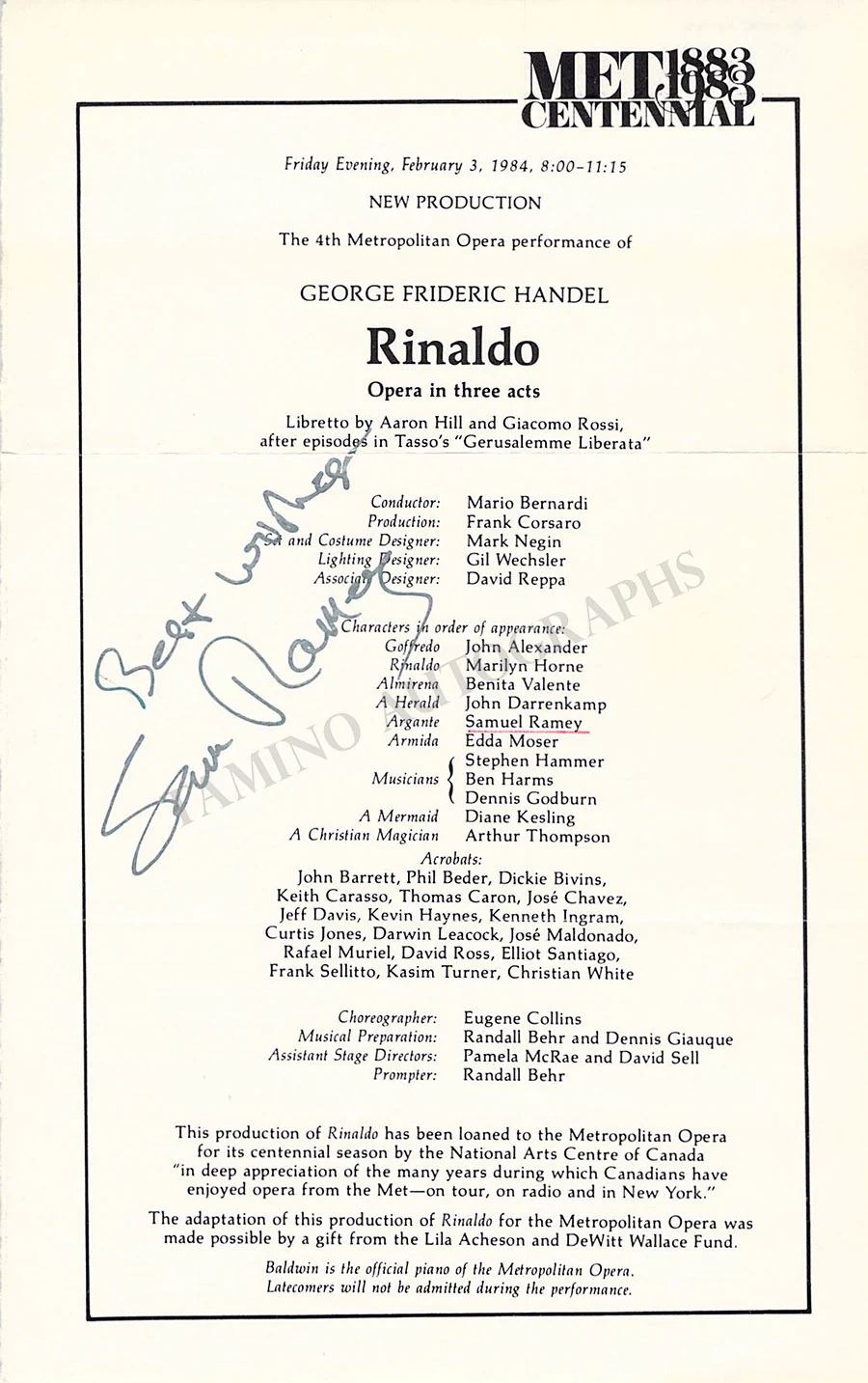 Opera Singers Signed Cast Pages – Lot of 86 - Image 72