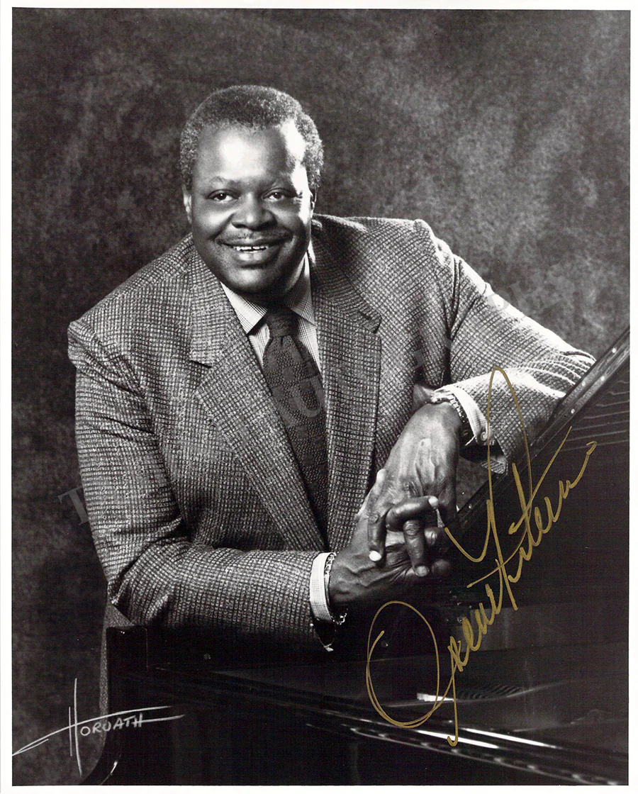 Peterson, Oscar - Signed Photograph