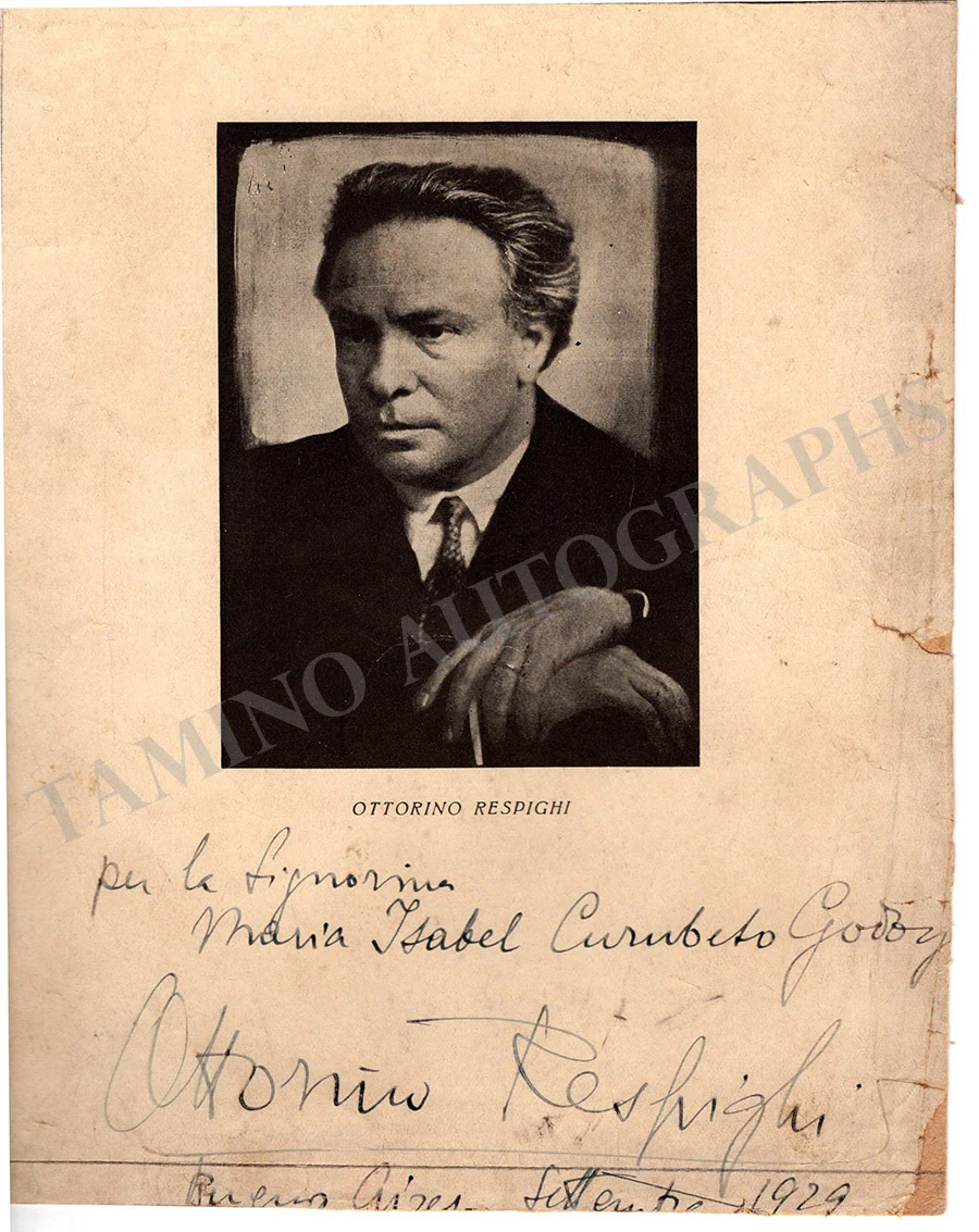 Respighi, Ottorino - Various Autographs - Image 5