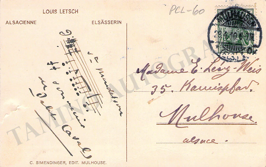Casals, Pablo - Autographs & Manuscripts (Various Options) - Image 2