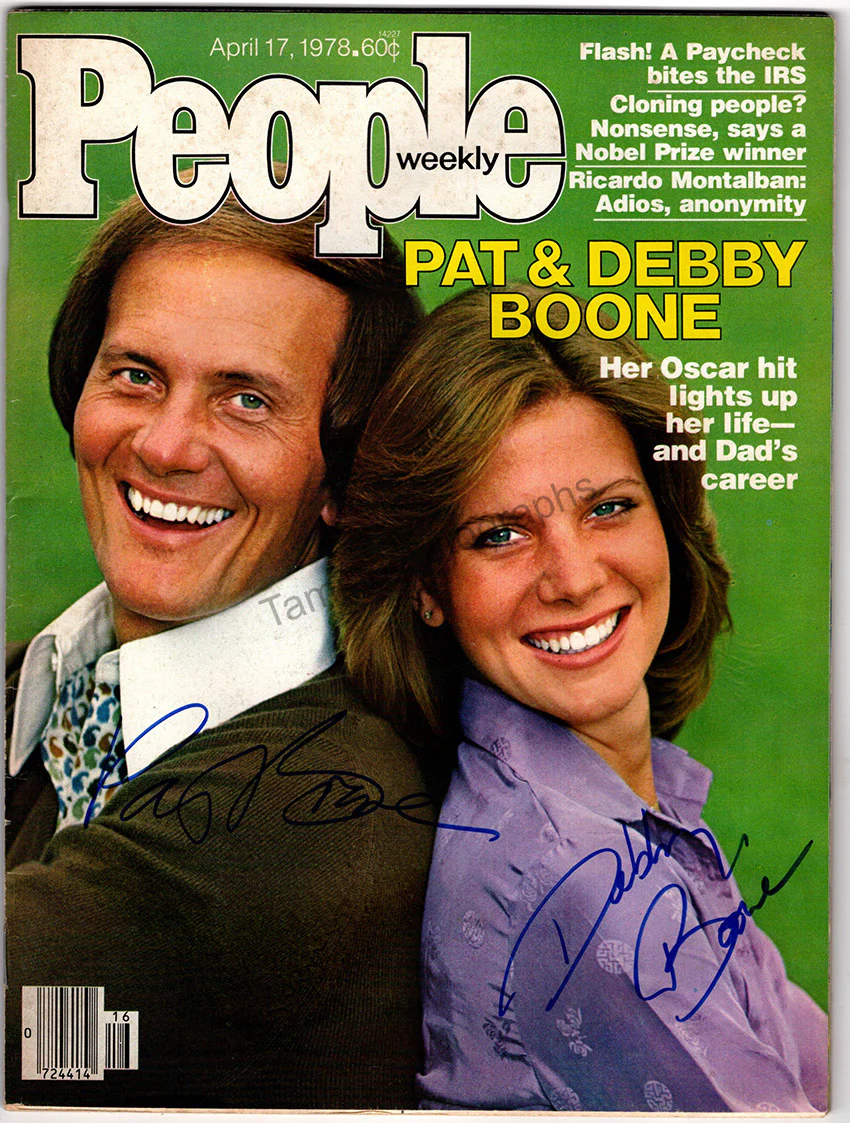 Boone, Pat & Debby - People Magazine Signed