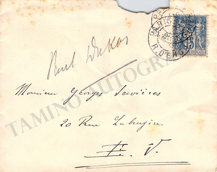 Dukas, Paul - Autograph Letter Signed 1925 - Image 3