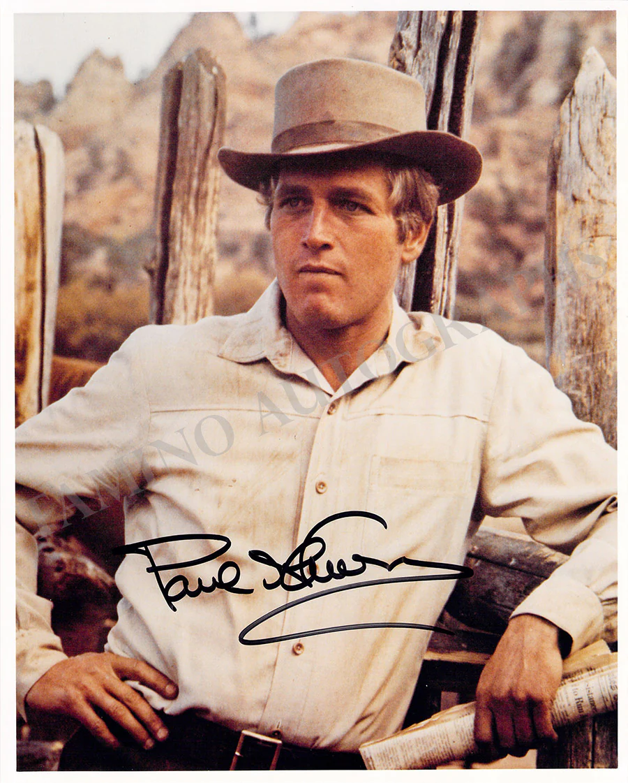 Newman, Paul - Signed Photograph in "Butch Cassidy"