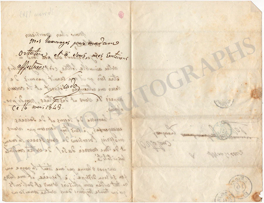 Scudo, Paul - Set of 4 Autograph Letters Signed - Image 4