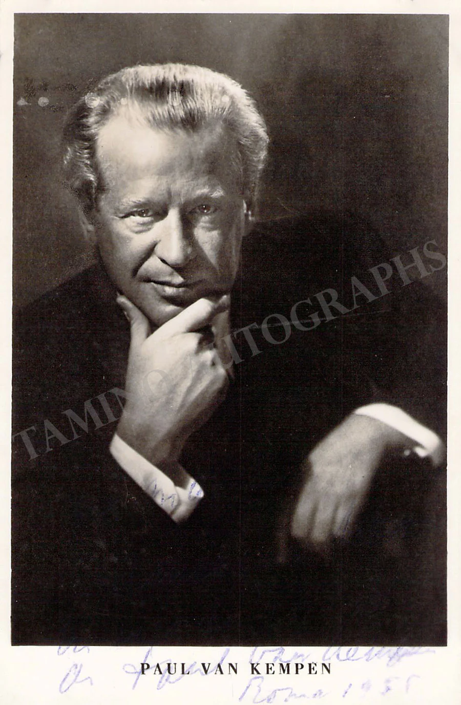 Van Kempen, Paul - Signed Photograph