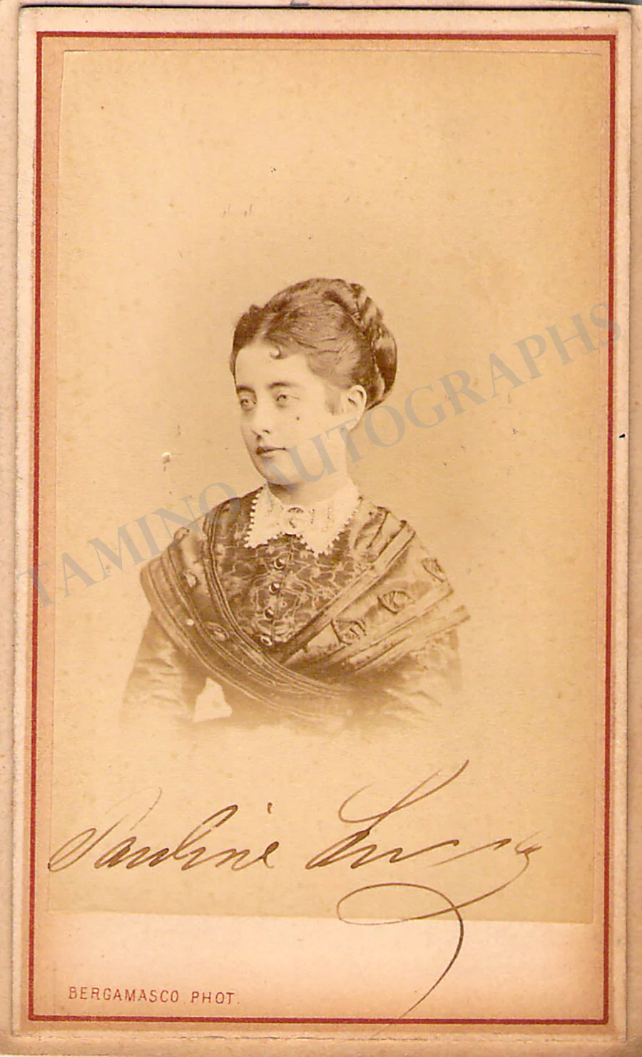 Lucca, Pauline - Signed Vintage Photograph