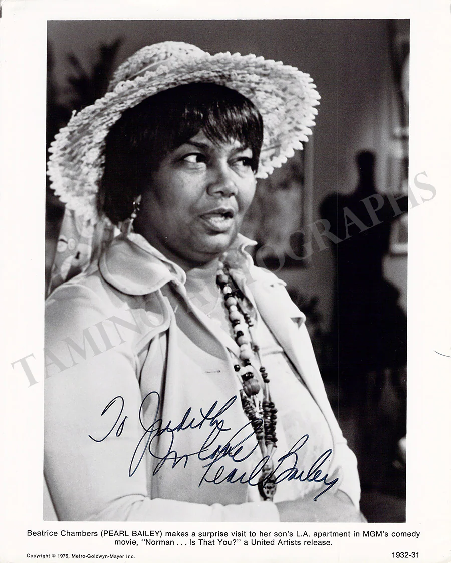 Bailey, Pearl - Various Autographs - Image 5