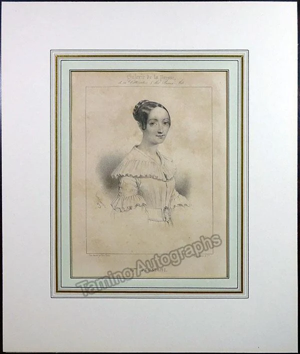 Persiani, Fanny - Large Vintage Print