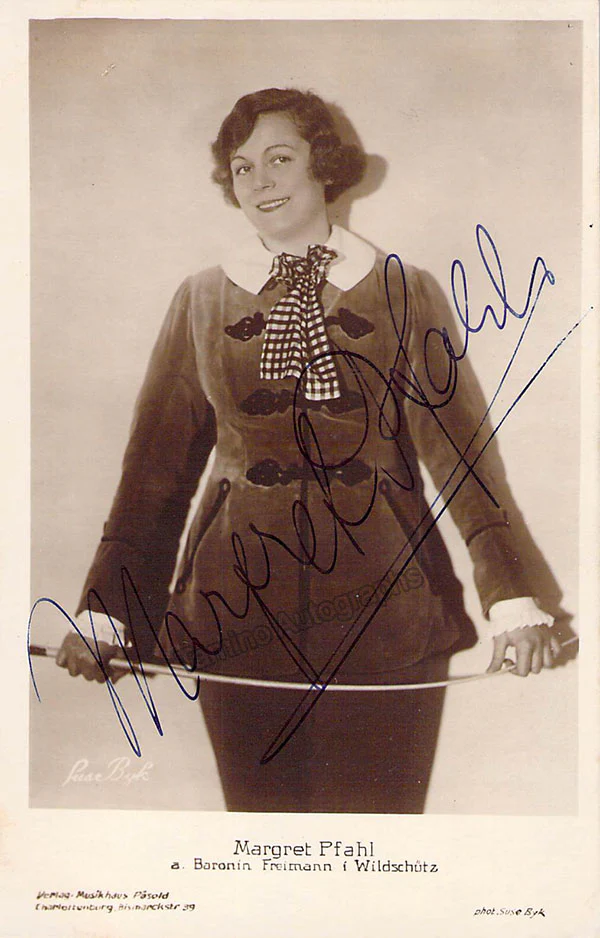 PFAHL, Margret (Various Autographs) - Image 3