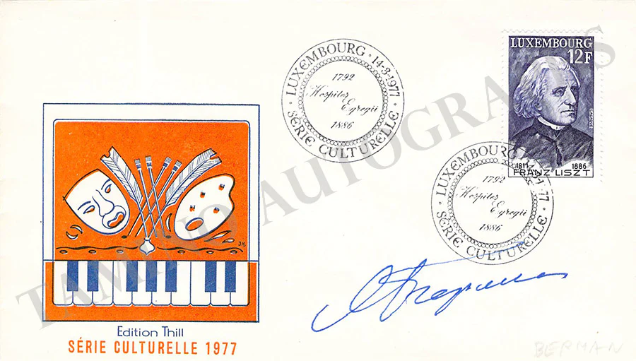 Pianists - Set of 5 Signed Envelopes - Image 4