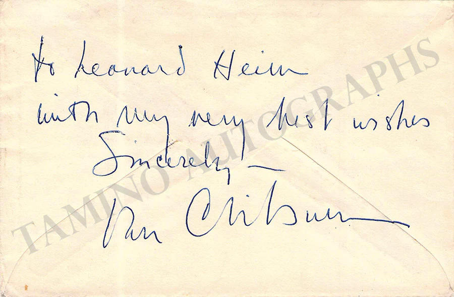 Pianists - Set of 5 Signed Envelopes - Image 7
