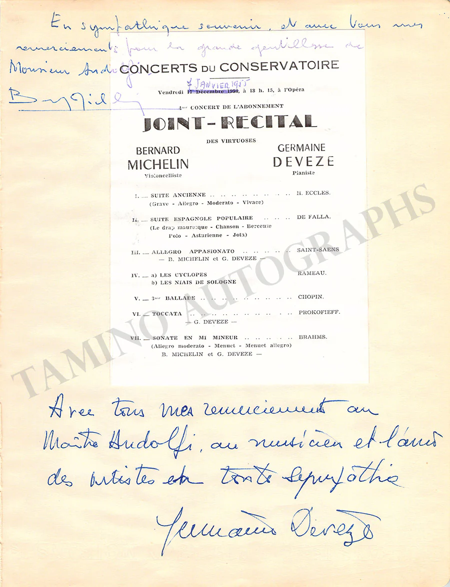 Pianists - Collection of 80+ Signed Autographs Album - Image 75