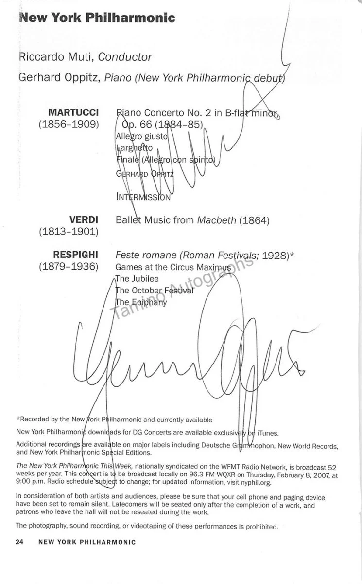 Pianists - Signed Cast Pages (1994-2010) - Image 6