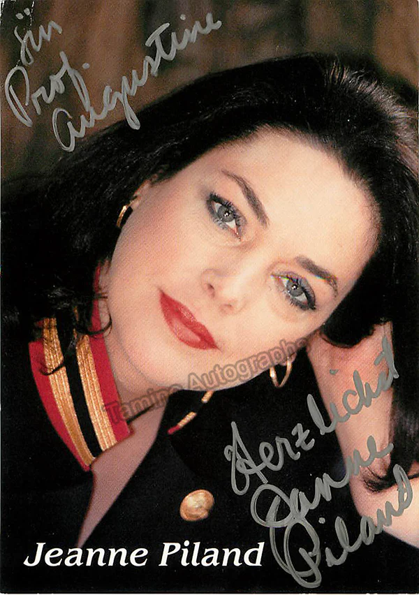 PILAND, Jeanne (Various Autographs) - Image 4