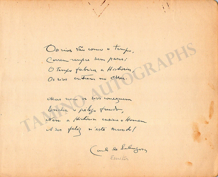 Portuguese Artists - Collection of Signed Album Pages - Image 7