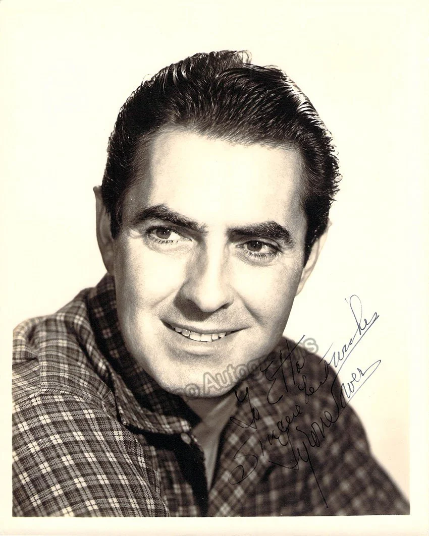 Power, Tyrone - Signed Photograph