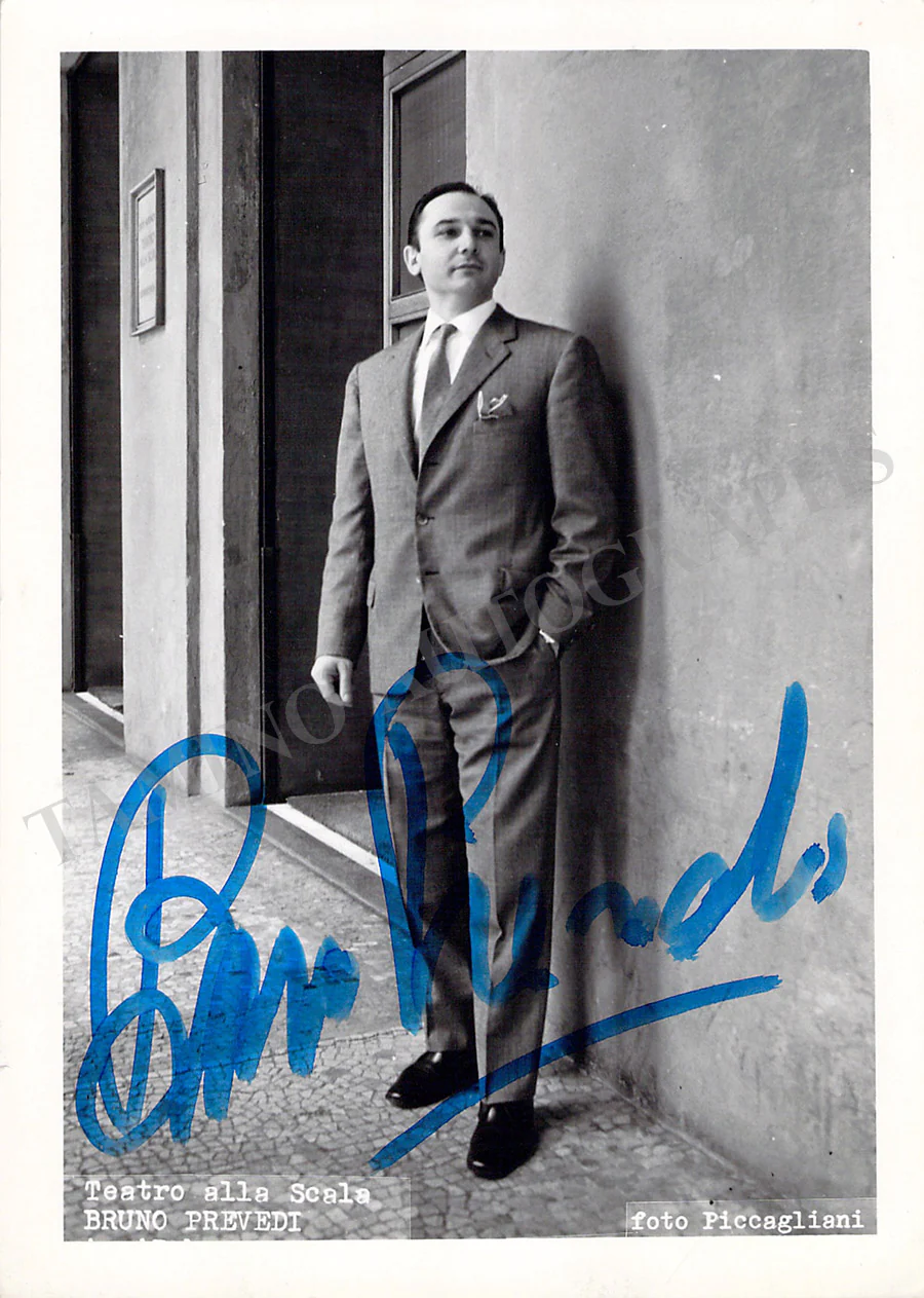 PREVEDI, Bruno (Various Autographs) - Image 3