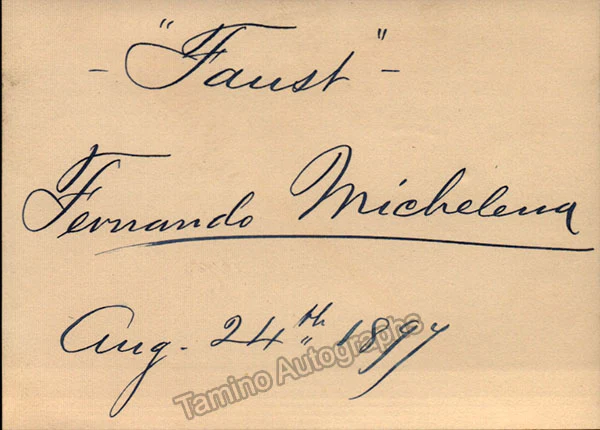 Opera Singers 1890s to 1930s - Autographed Lot of 9 Items - Image 3