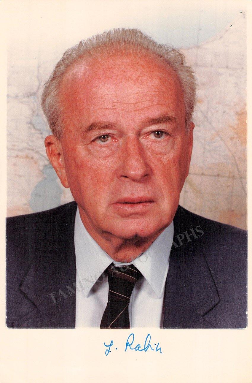 Rabin, Yitzhak - Signed Photograph