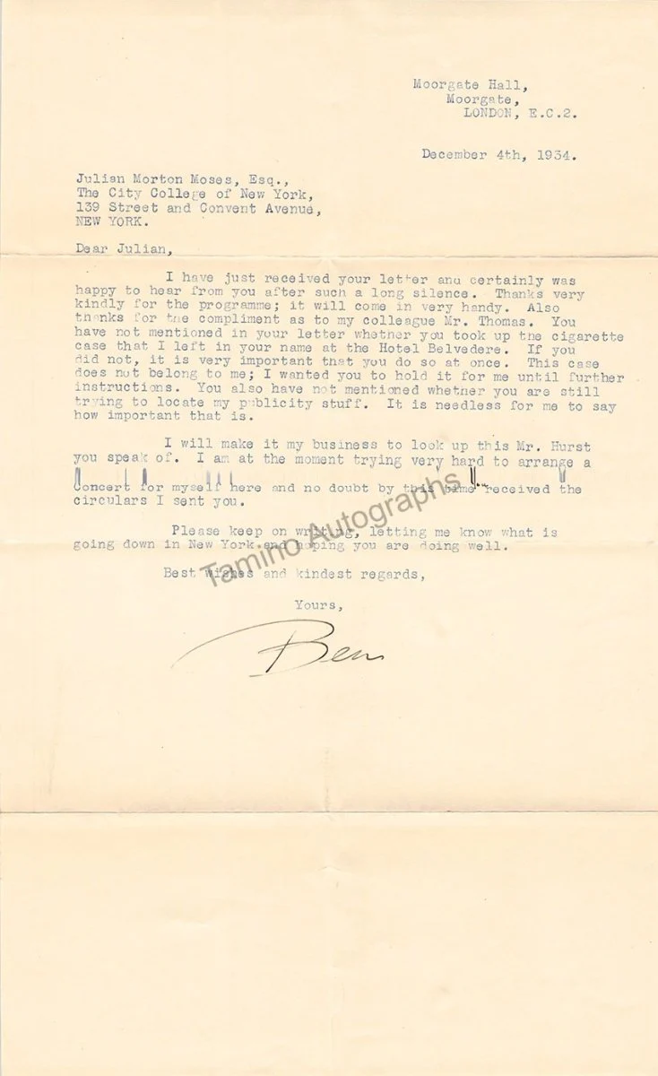 Riccio, Beniamino - Autograph Lot - Image 23