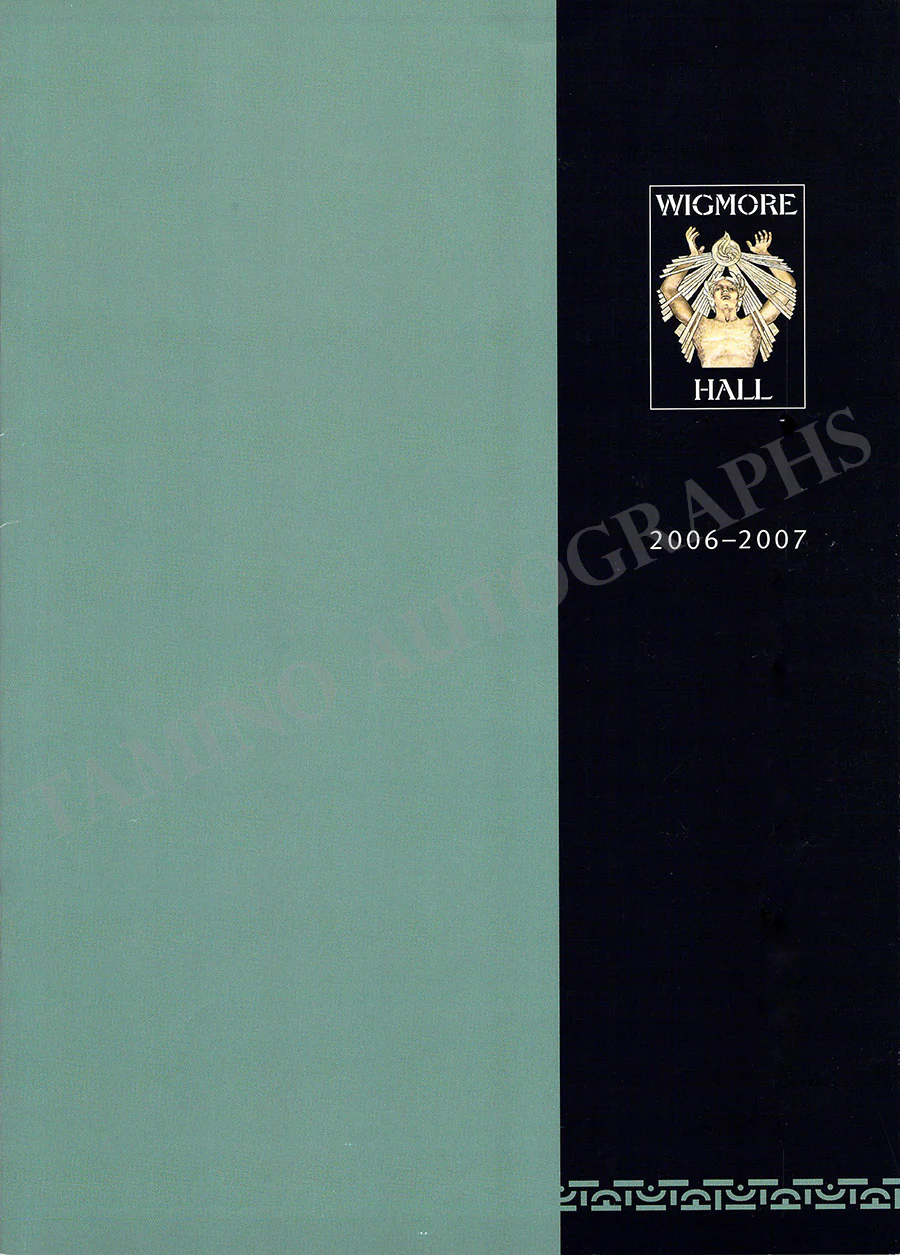 Goode, Richard - Signed Program London 2007 - Image 2