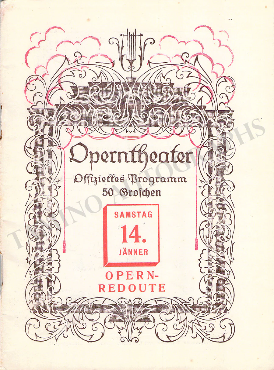 Strauss, Richard - Lot of 8 Concert Programs - Image 14