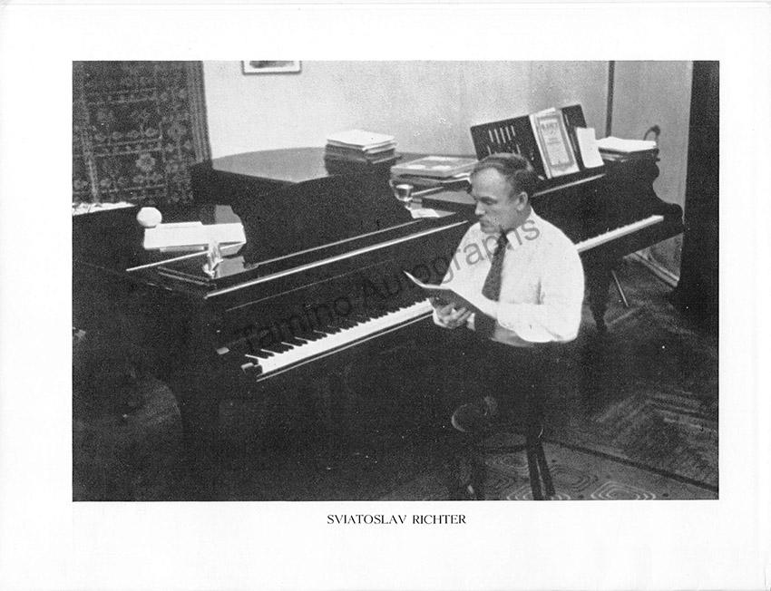 Richter, Sviatoslav - Signed Program London 1961 - Image 3
